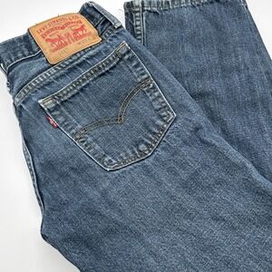 Levis 514 Blue Jeans Mens 29 X 30‎ (FITS 29 X 28)  Straight Leg